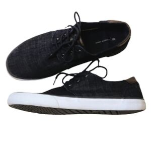 Andrew Marc Denim Lace Up Blue Sneakers Size 13